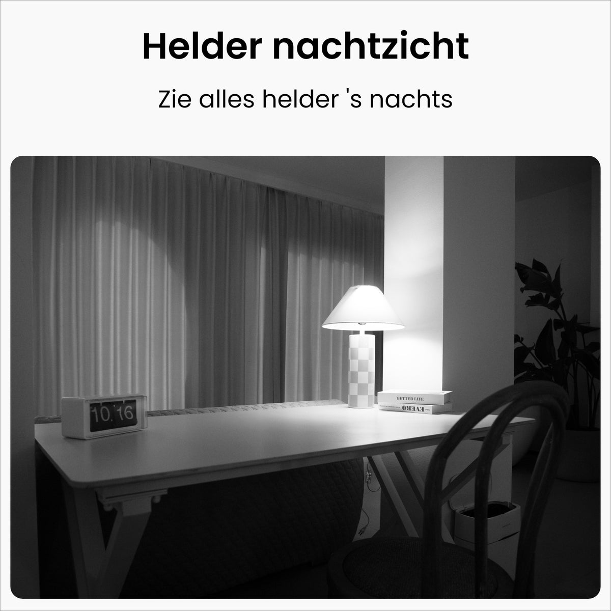 Caméra Wi-Fi d'intérieur Reolink E321 avec fonction panoramique et inclinaison - 3 MP - blanche