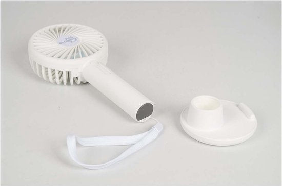 Bo-Camp - Ventilateur à main - Avec support - Rechargeable