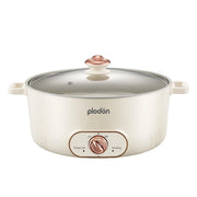 Marmite électrique Plodon 7 litres – Marmite multifonctionnelle avec revêtement antiadhésif – 1 600 W – Ø 30,5 x 8,5 cm – RHG-70XVv