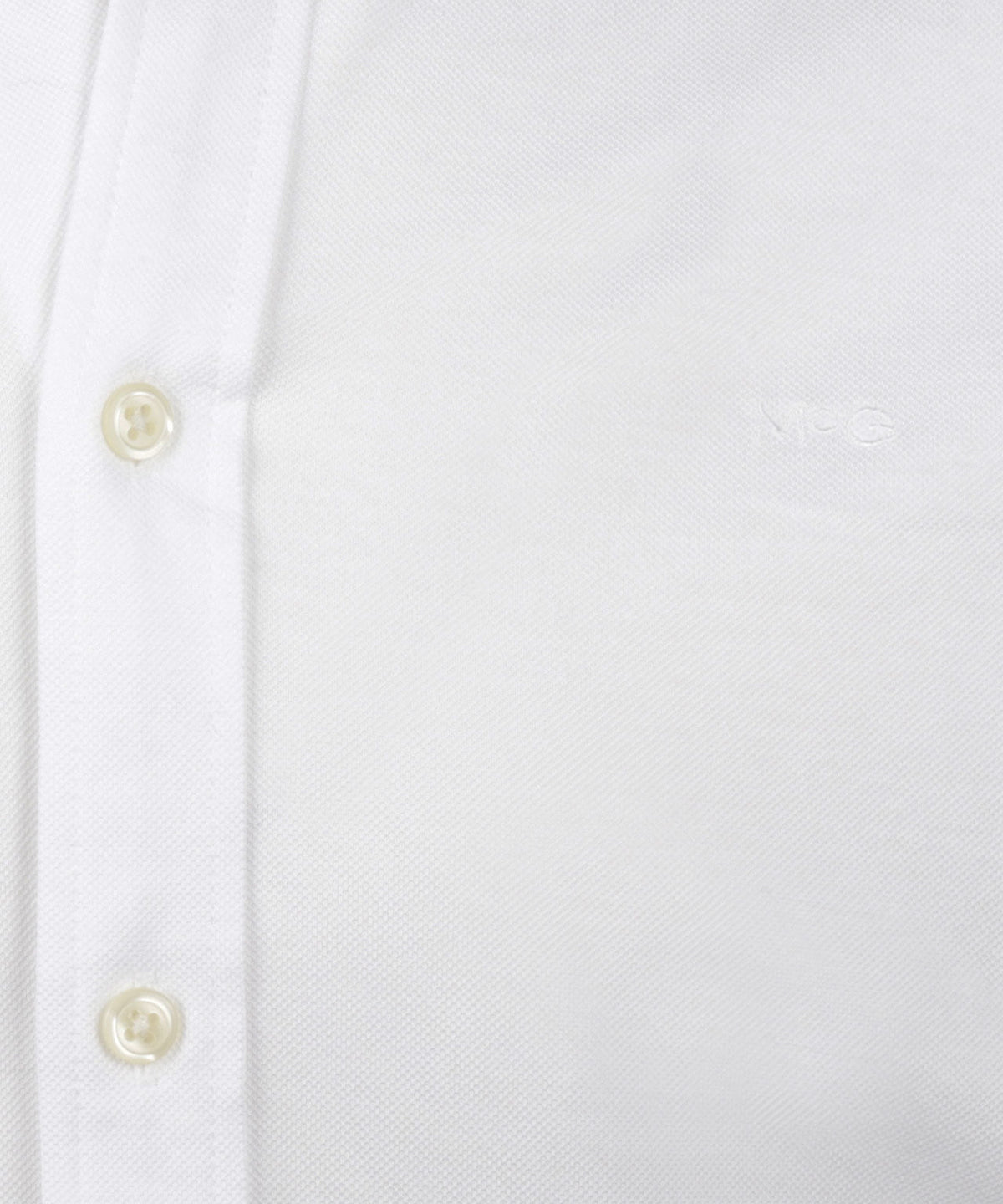 McGregor - Chemise en piqué stretch - Coupe régulière et confortable - Blanc - Taille S