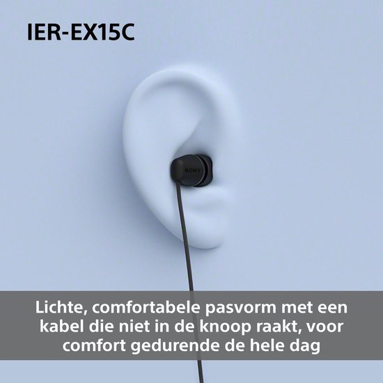 Sony IER-EX15C – Écouteurs intra-auriculaires USB-C avec microphone - Bleu