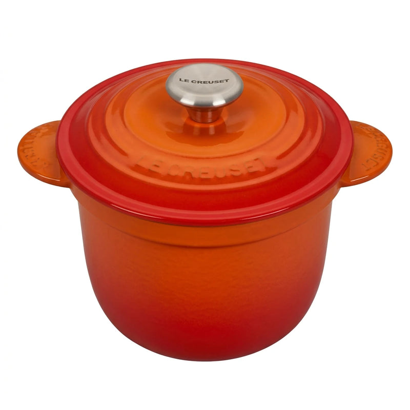 Cocotte Every Le Creuset, casserole à riz 18 cm – 2 L – fonte émaillée – rouge-orange