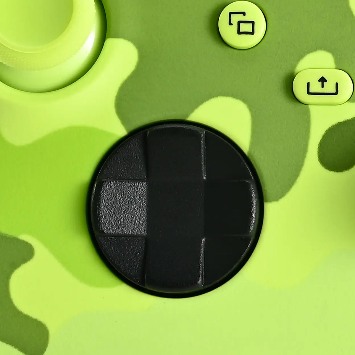 Manette de jeu sans fil Rexsun WR007 - Vert camouflage - 2,4 GHz, Xbox One/PC, fonction de vibration