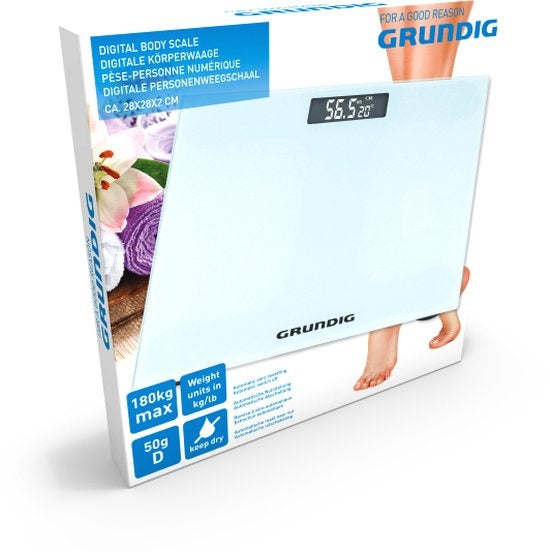 Pèse-personne Grundig - Pèse-personne numérique - précision 50 Gr - jusqu'à 180 KG