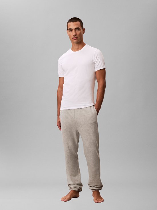 T-shirts Calvin Klein pour homme, col rond, lot de 3, blancs