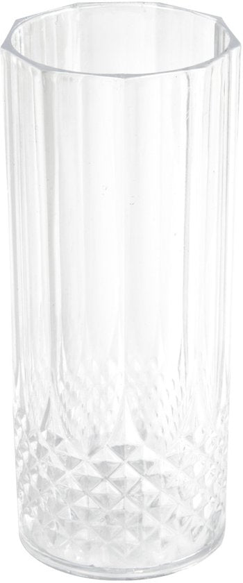 Lot de 6 verres à long drink Alpina en plastique, 400 ml