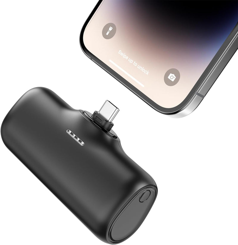Batterie externe CONXWAN 5000 mAh - Compacte - Connecteur USB-C intégré