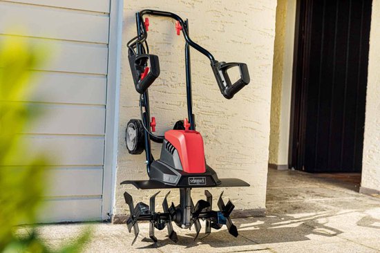 Motoculteur électrique Scheppach MTE460 1 500 W – Motoculteur et cultivateur – Largeur de travail : 45 cm – Profondeur de travail : 22 cm – 24 lames pour potager, parterres et pelouses