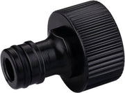 BLACK+DECKER Raccord de tuyau avec réducteur - ⌀13-19 MM - Raccord étanche - Noir
