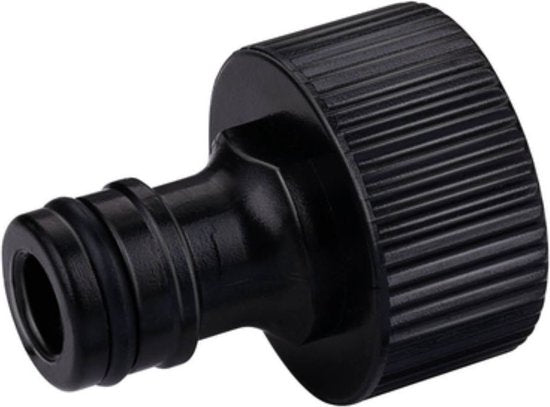 BLACK+DECKER Raccord de tuyau avec réducteur - ⌀13-19 MM - Raccord étanche - Noir