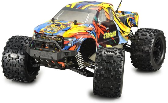 Jamara Crossmo Monster Truck 4x4 à l'échelle 1:10, batterie LiPo, 2,4 GHz