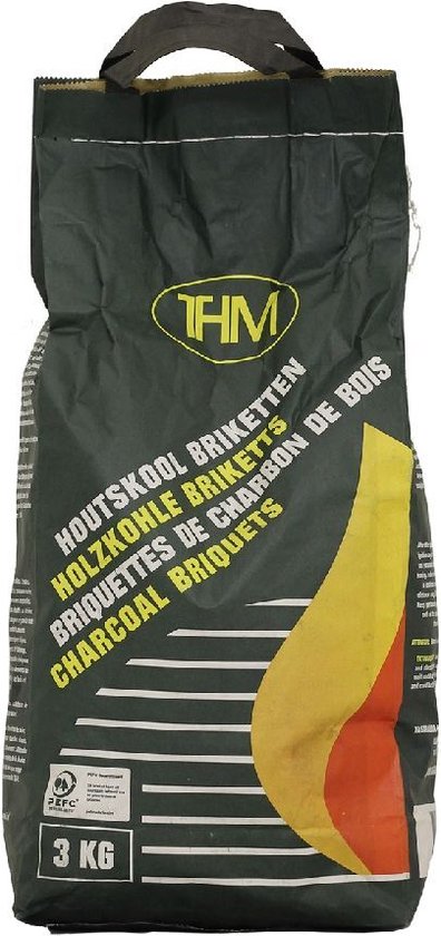 Briquettes de charbon de bois - 3 kg - PEFC