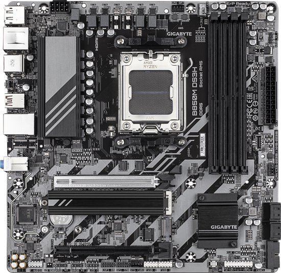 Carte mère GIGABYTE B850M DS3H, AMD B850, socket AM5, format micro-ATX