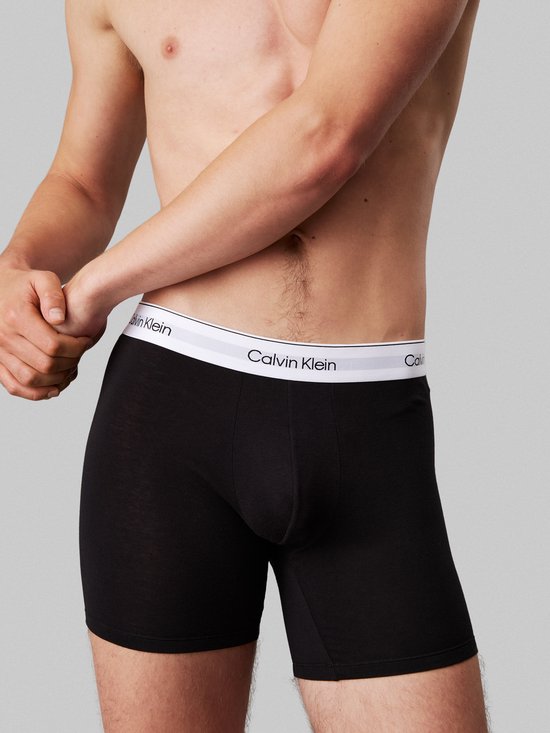Boxers Calvin Klein - Homme - Lot de 3 - Noir - Taille L