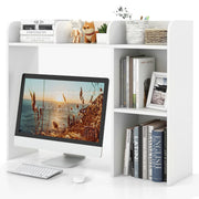 Étagère de bureau Coast - Étagère à 4 tablettes - Système de rangement à compartiments ouverts - Blanc - 94 x 25 x 74 cm