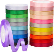 Feestio Satin Ribbon Set - 22 Colours Ribbons - Gift Ribbon - Ribbon - Decorative Ribbon - Ribbon