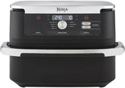 Friteuse à air chaud Ninja Foodi FlexDrawer, DualZone avec cloison amovible, grand bac de 10,4 l, pièces lavables au lave-vaisselle avec revêtement antiadhésif - Noir - AF500EU