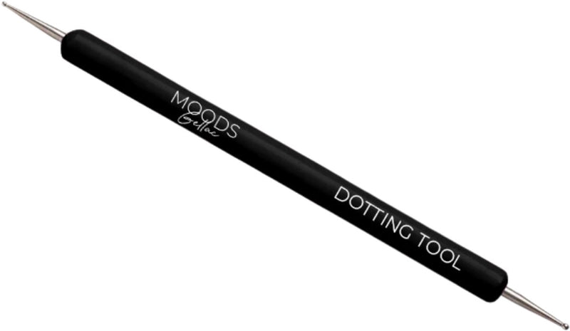 Moods Gellac Pointeur pour le Nail Art - Noir - 8 cm x 1 cm x 1 cm - Double pointe pour des points et des motifs parfaits