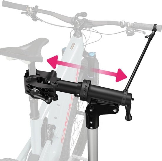 tectake® - Support de réparation de vélos Jan - support de montage pliable et réglable en hauteur - convient aux vélos électriques - 404919