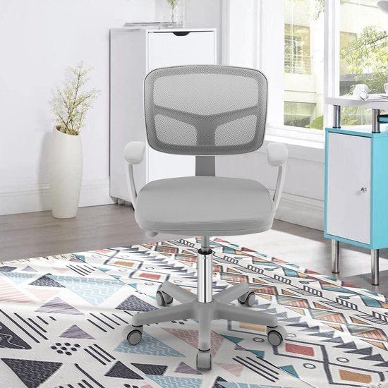 Chaise de bureau pivotante à 360° Coast pour enfants - 80-91,5 cm - pour les enfants de 3 à 10 ans - grise