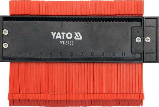 Outil de marquage Yato - Gabarit pour profilés - 12,5 cm - Avec aimant