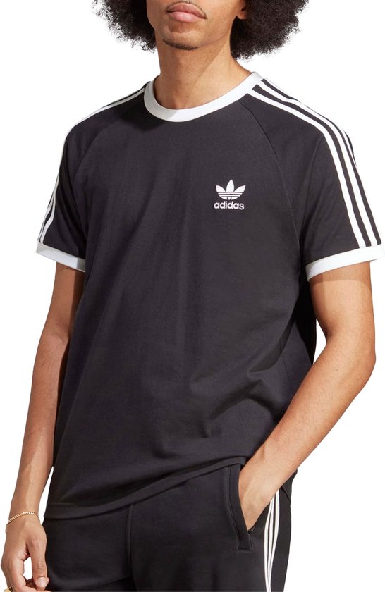 T-shirt adidas Originals Adicolor Classics 3-Stripes - Homme - Noir - M