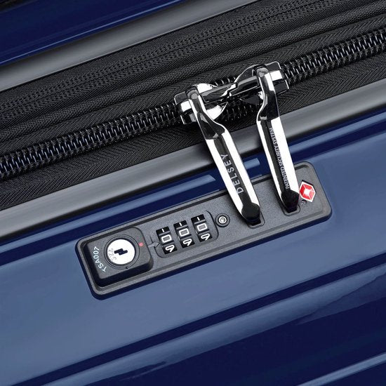DELSEY PARIS Shadow 5.0 4DR Valise à roulettes extensible 75 Bleu marine Bleu foncé