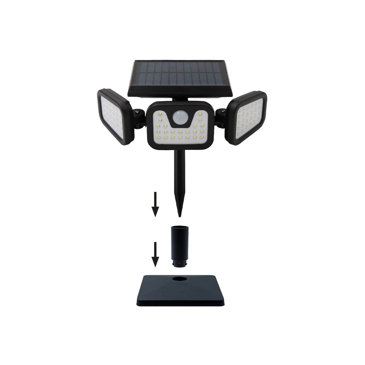 Panta TrioSolar Base - Socle pour lampe solaire à LED - Kit d'extension