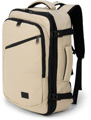 Sac de voyage à dos TRVLMORE 40 L – Bagage à main – 49 x 34 x 13 cm – Beige