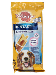 Pedigree Dentastix, friandises pour chiens de taille moyenne - 7 bâtonnets - 180 grammes