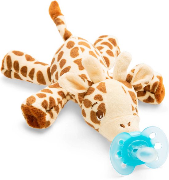 Sucette câline Philips - 0 à 6 mois - 1 sucette - Girafe - bleu
