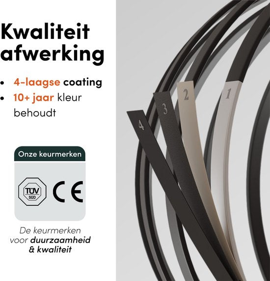 Plafonnier Nolt - Plafonnier E27 Lampe - Industriel - ⌀ 40cm - Noir