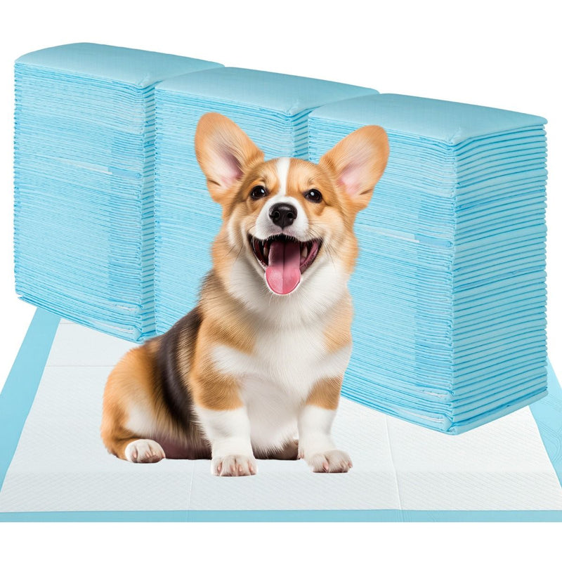 Tapis d'entraînement Coast Puppy - absorption à 6 couches - jetables - 90 x 60 cm - 150 pièces - bleu/blanc