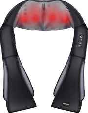 Coussin de massage Shiatsu, Auronic, Appareil de massage électrique, Infrarouge, Noir