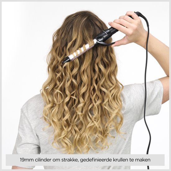 Fer à boucler BaByliss 19 mm C319E - 10 réglages de température - Cooltip