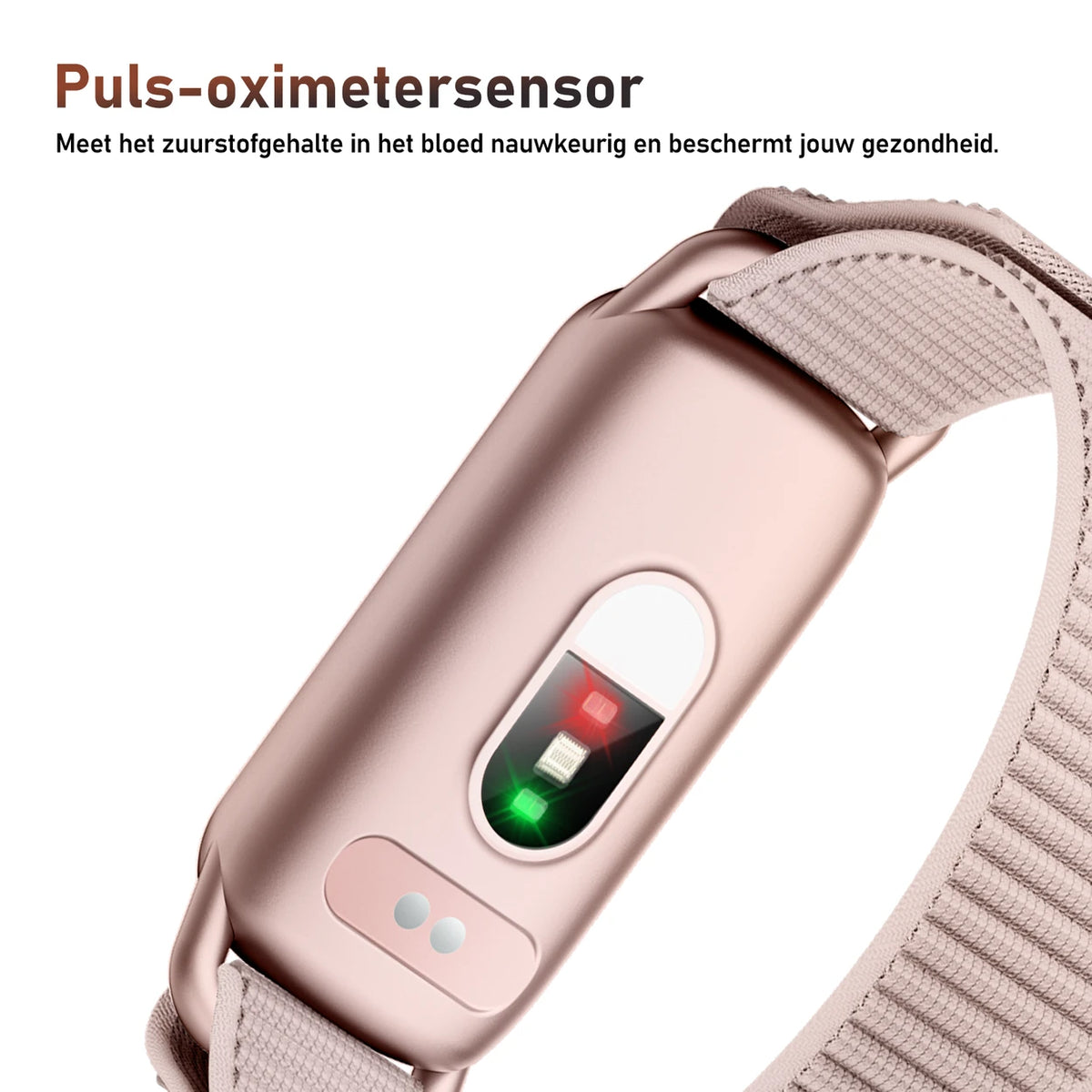 Montre connectée FITTEK GTL1 - Recharge magnétique - Rose