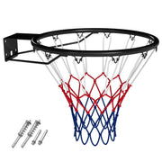 Anneau de basket Coast - résistant aux intempéries - double mécanisme à ressort - noir/orange - Ø 45 cm