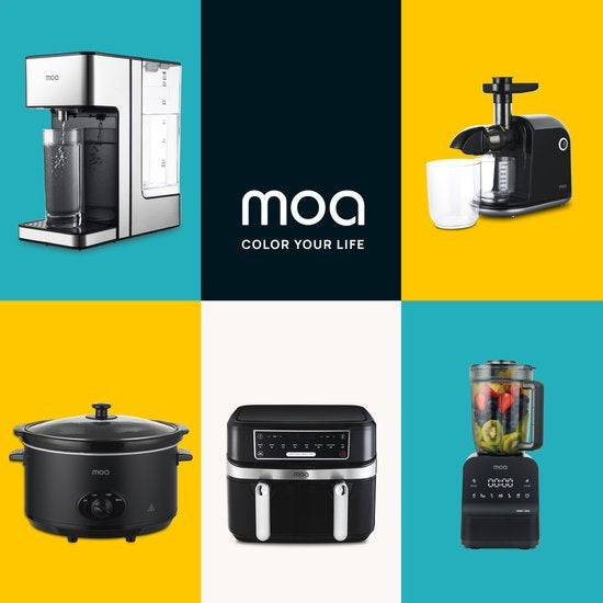 Mijoteuse MOA - 6,5 litres - Plaque intérieure en céramique - Noir - SC65B