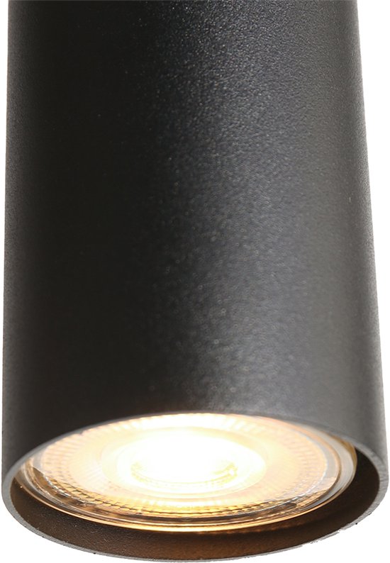 Steinhauer - lampe suspendue - Reflexion - noir - verre métal - lampe design - E27_GU10 - 3796ZW
