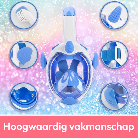 Masque de plongée Gadgy pour enfants - Set de tuba licorne - Masque de plongée enfant - Lunettes de plongée avec tuba - Plongée et apnée en 2024