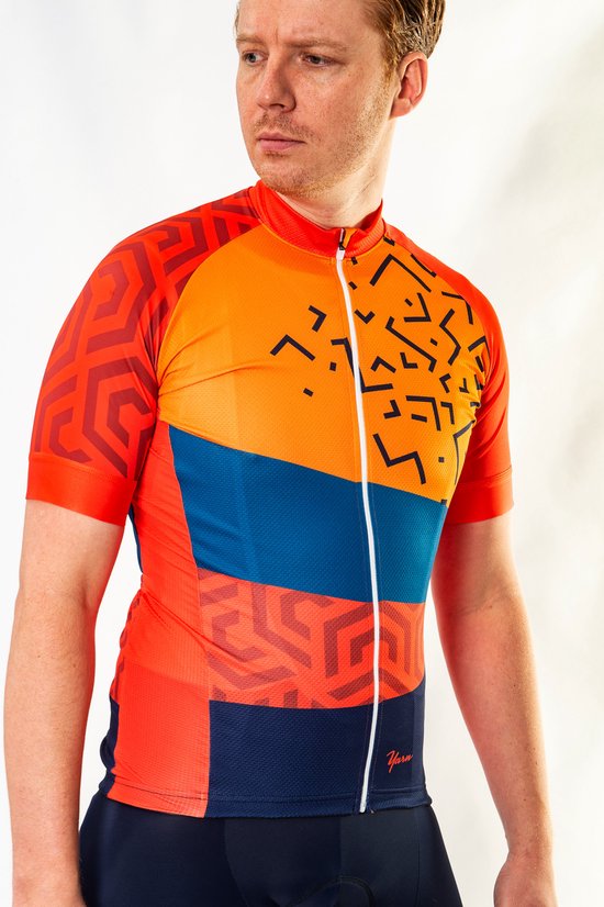 Maillot de cyclisme à manches courtes Graphic Party - 2XL