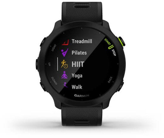 Garmin Forerunner 55 - Montre de sport avec GPS - Idéale pour la course à pied - 42 mm - Noir