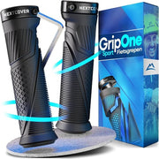 Poignées de vélo ergonomiques NEXTCOVER® avec [technologie Comfort-Grip] I Poignées universelles pour vélo et VTT I Poignées de guidon pour vélo I Poignées de vélo I Conception ergonomique pour soulager la pression et améliorer la prise en main I Compatib