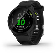 Garmin Forerunner 55 - Montre de sport avec GPS - Idéale pour la course à pied - 42 mm - Noir