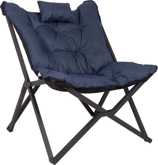 Bo-Camp - Industrial - Fauteuil de détente - Brandon - Cationic - Bleu