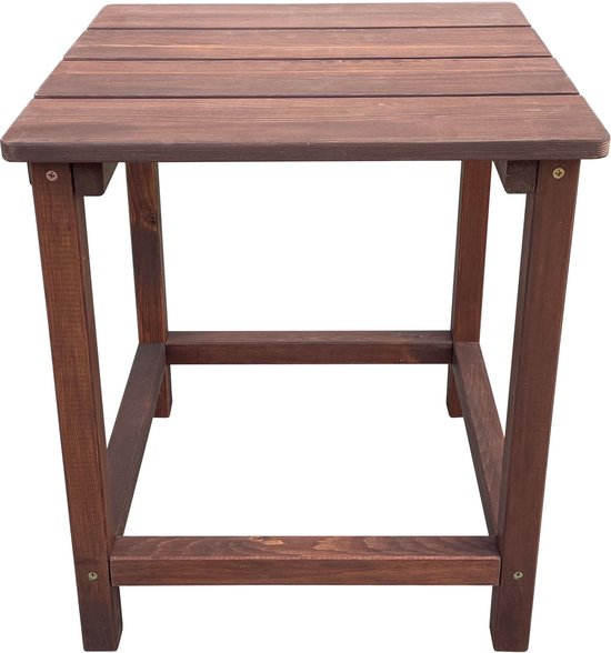 Table d'appoint AXI Tess Coffee – Petite table de jardin en bois – Carrée – 40,5 x 40,5 x 46 cm – Bois de pruche 100 % certifié FSC – Pour le jardin, la terrasse et le balcon