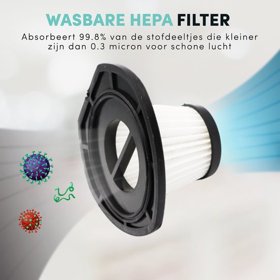 STAUS&BACH Supernova - Aspirateur à main pour poils d'animaux et liquides - Aspirateur à main léger pour la voiture - Noir