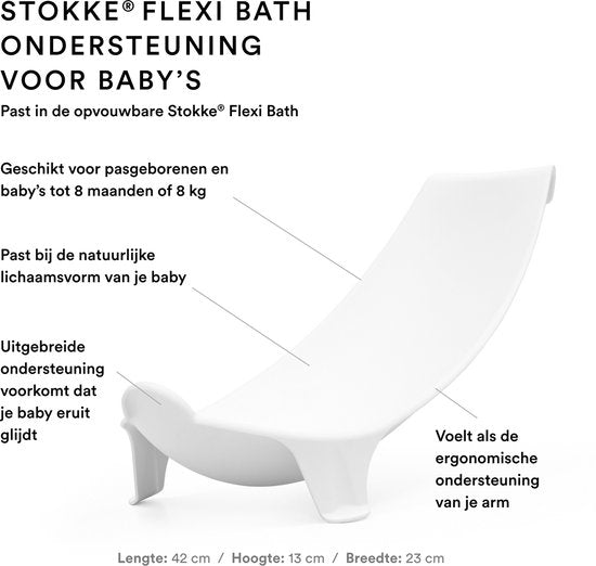 Lot Stokke® Flexi Bath® XL + insert de baignoire | Sandy Beige
