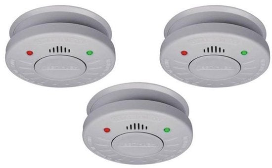 Détecteur de fumée Smartwares RM520 – Détecteur d'incendie – Pile d'une durée de vie de 10 ans – Bouton de test – 85 dB