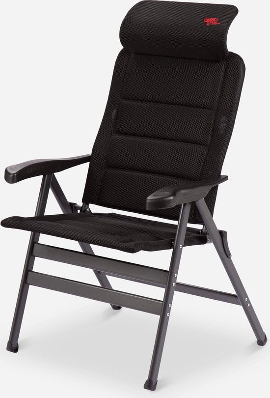 Crespo - Chaise de plage - XL - AP/238 - Air-Deluxe - Compact - Noir